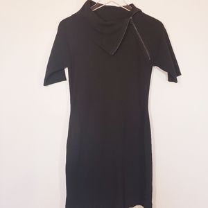 Ellen Tracy Knit Sweater Dress Short Sleeve Small